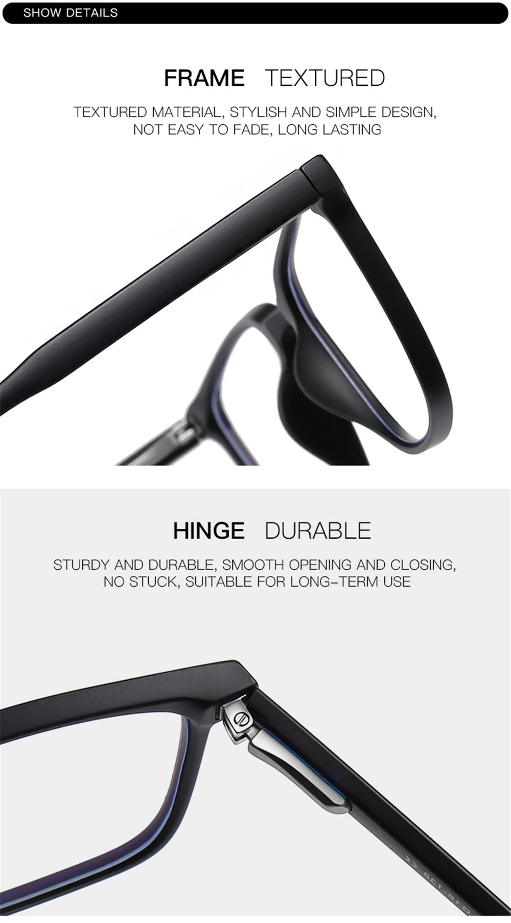 2025 Trending Blue Light Blocking Men's Glasses Gaming TR90 Matte Black Anti Ray Eyeglasses Computer Transparent Fashion Eyewear