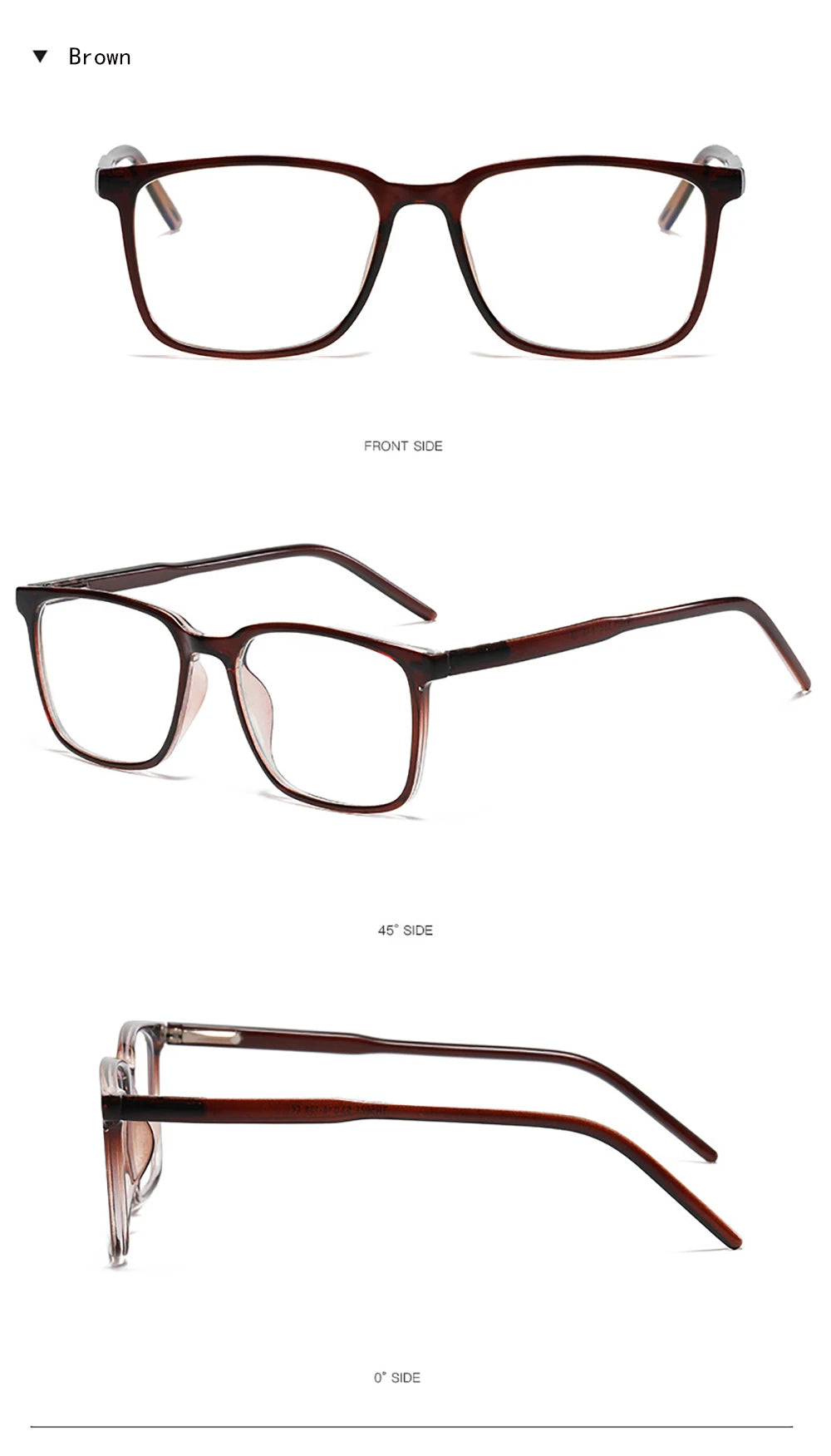 2025 Trending Blue Light Blocking Men's Glasses Gaming TR90 Matte Black Anti Ray Eyeglasses Computer Transparent Fashion Eyewear