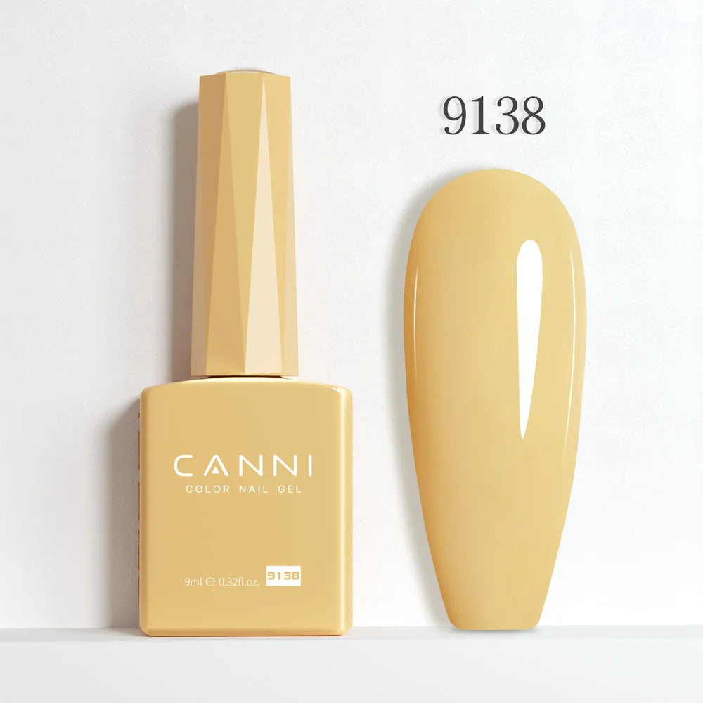 CANNI Hema Free Nail Gel Polish Christmas Red Color Collection Semi Permanent Nail Dehydrator Primer 9ml French Gorgeous Color
