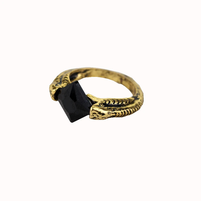 Vintage Voldemorts Horcrux Ring The Resurrection Stone Devil's Candy Slytherin Vintage Deathly Hallows Dumbledore Crystal Gifts