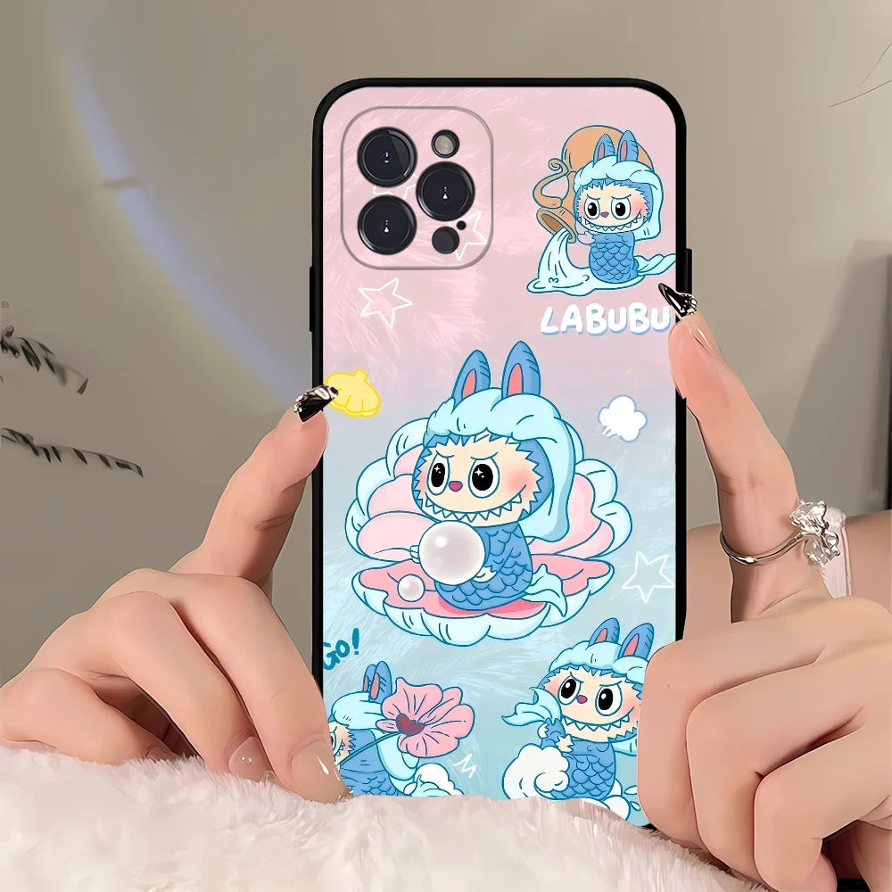 LUBUBU C-cUTE Phone Case For IPhone 15 14 11 12 13 Mini Pro XS Max Cover 6 7 8 Plus X XR SE 2020 Funda Shell