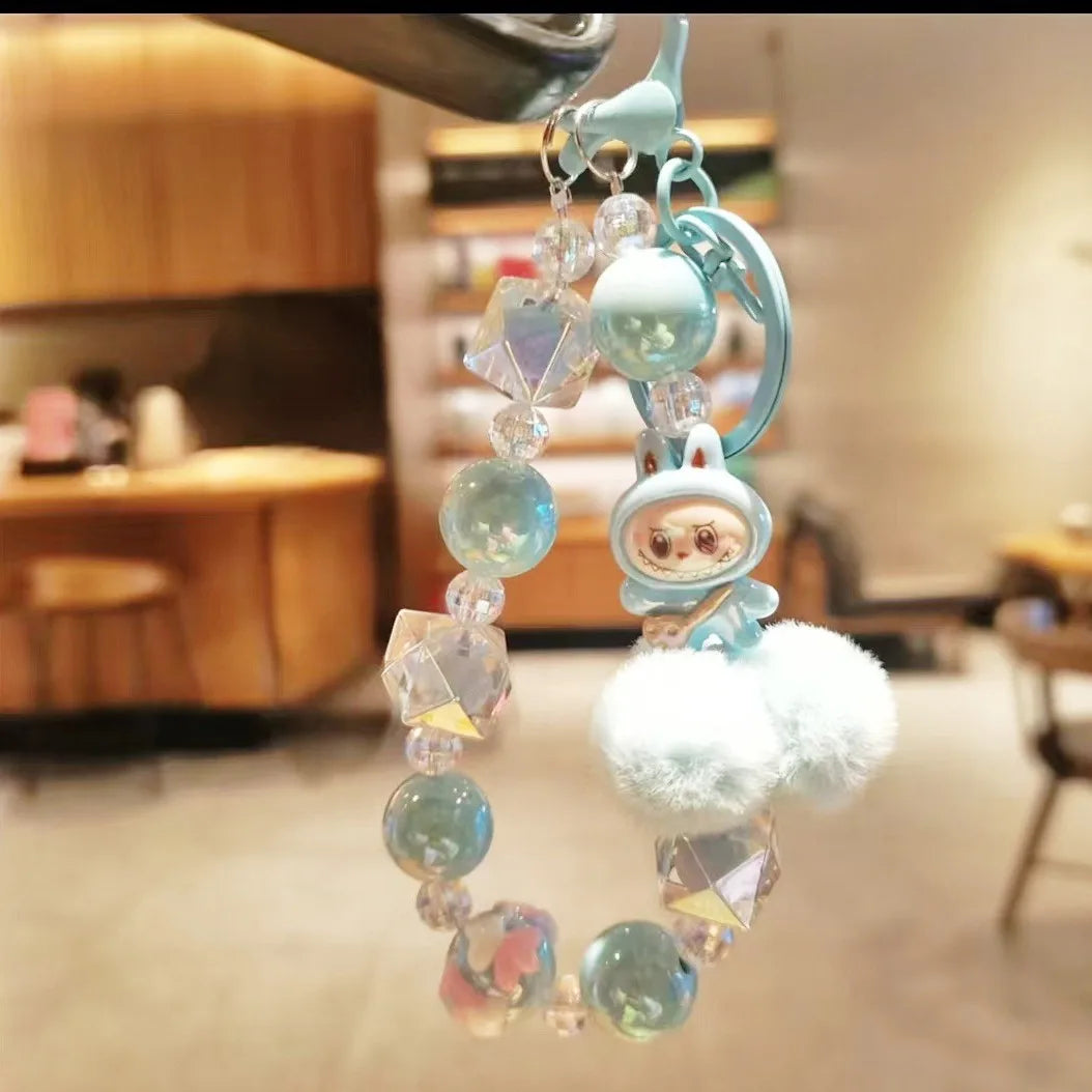 New Kawaii Labu Doll Anime Mobile Phone Chain, Key Chain, Bag Pendant Decoration, Gift