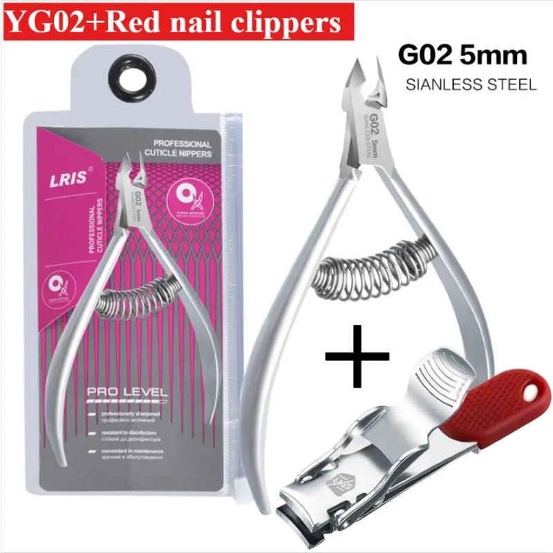 New Stainless Steel Cuticle Trimmer Professional Nail Nipper Remover for Fingernails