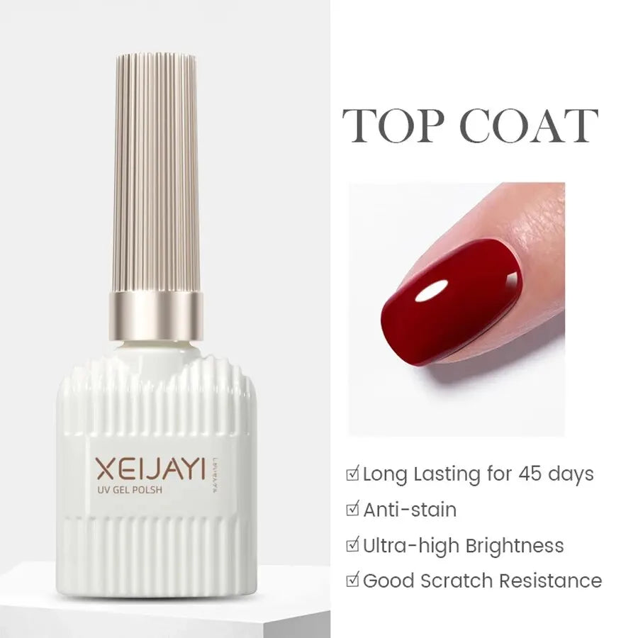 1pc 10ml Clear Building Nail Gel Nail Polish For Strengthener Gel Extension Gel Base Coat In A Bottle Soak Off UV LED Gel Nail