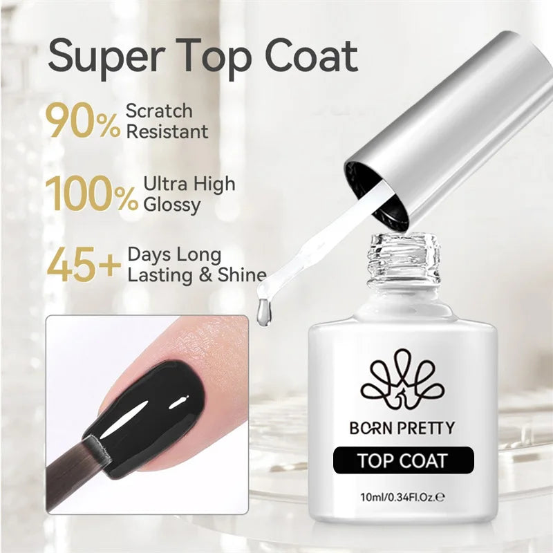 BORN PRETTY 10ml Super Shining Reflective Cat Magnetic Gel Ultra Shine Glitter Red Silver Soak Off UV LED Gel Nail Art Varnish