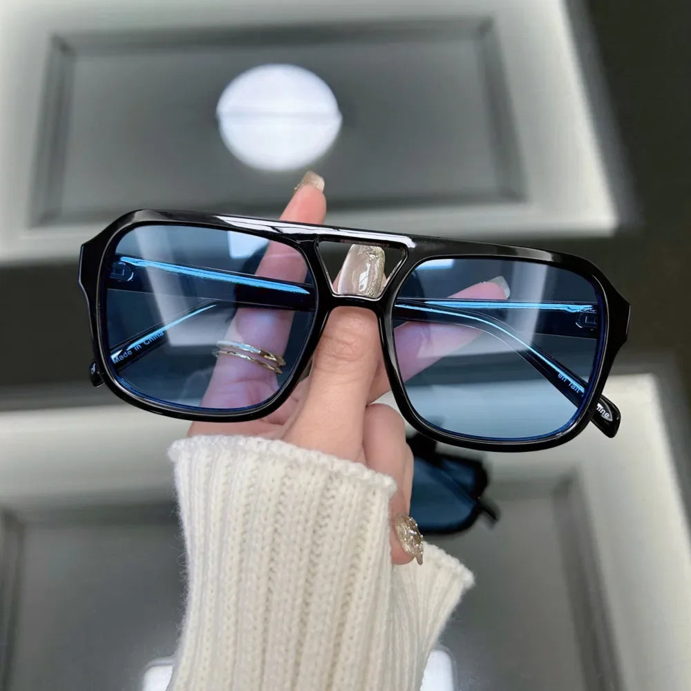 Vintage Square Sunglasses Women Brand Designer Retro Leopard Sun Glasses Female Shades Mirror Fashion Outdoor Oculos De Sol