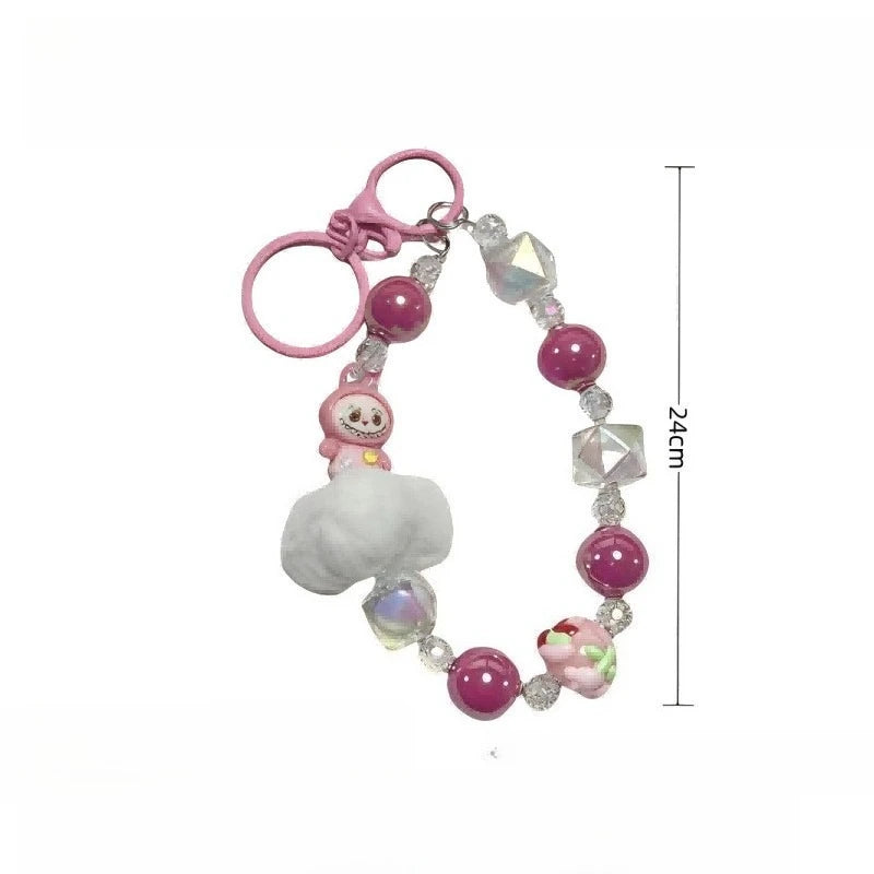 New Kawaii Labu Doll Anime Mobile Phone Chain, Key Chain, Bag Pendant Decoration, Gift