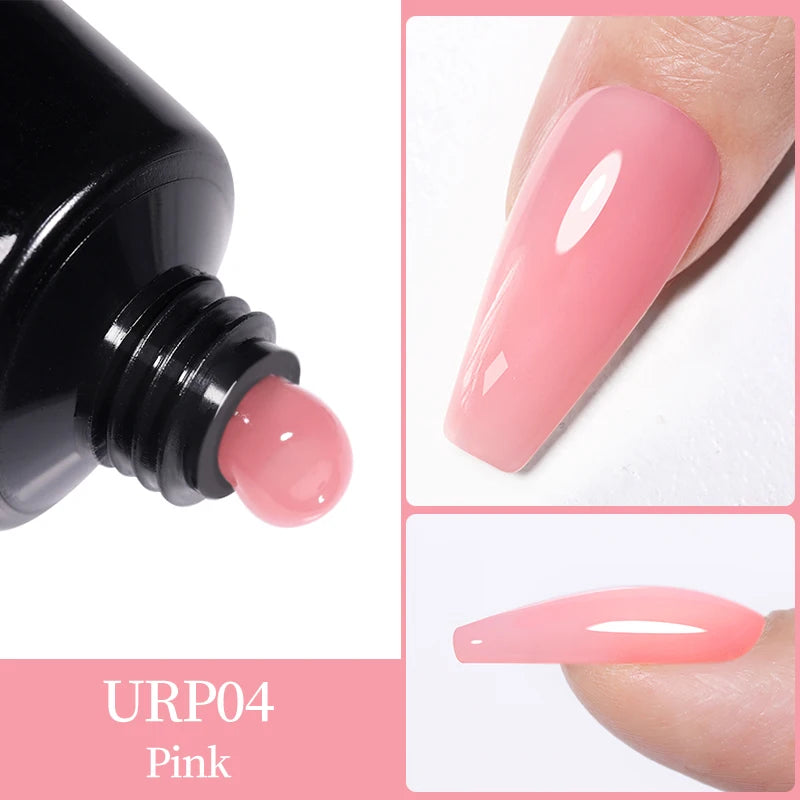 UR SUGAR 15ml Nail Extension Gel Soak Off UV LED Acrylic Crystal White Clear Nude Gel Nail Polish UV Construction Gel