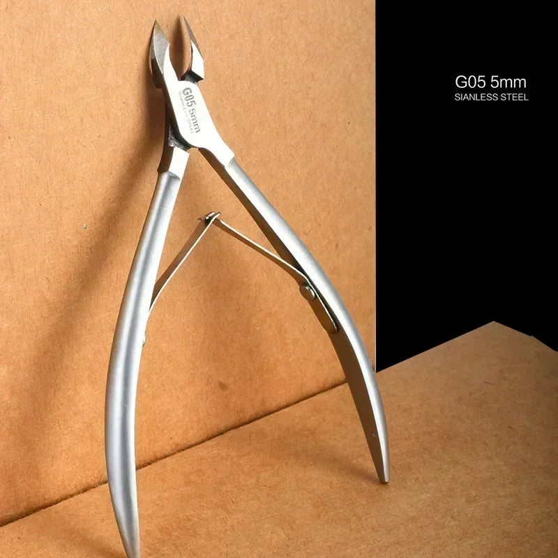 New Stainless Steel Cuticle Trimmer Professional Nail Nipper Remover for Fingernails