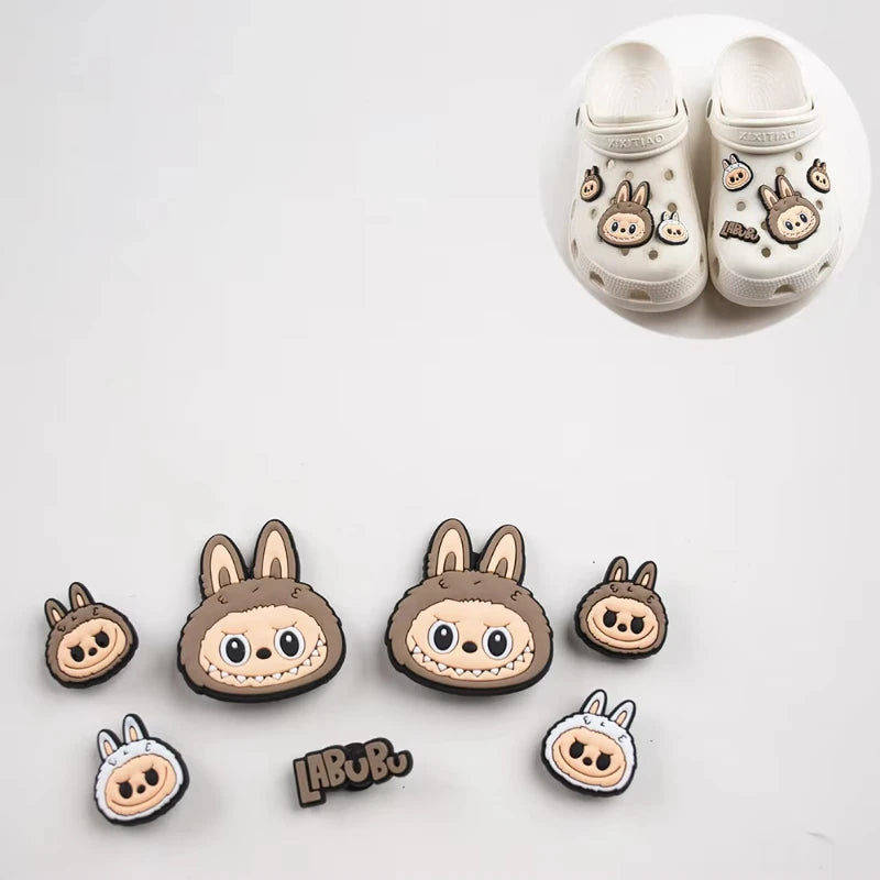 Jibbitz Cute Vibrant Cartoon Shoe Charms Set Fashion PVC DIY Accessories for Men & Women Parties & Birthday Gifts