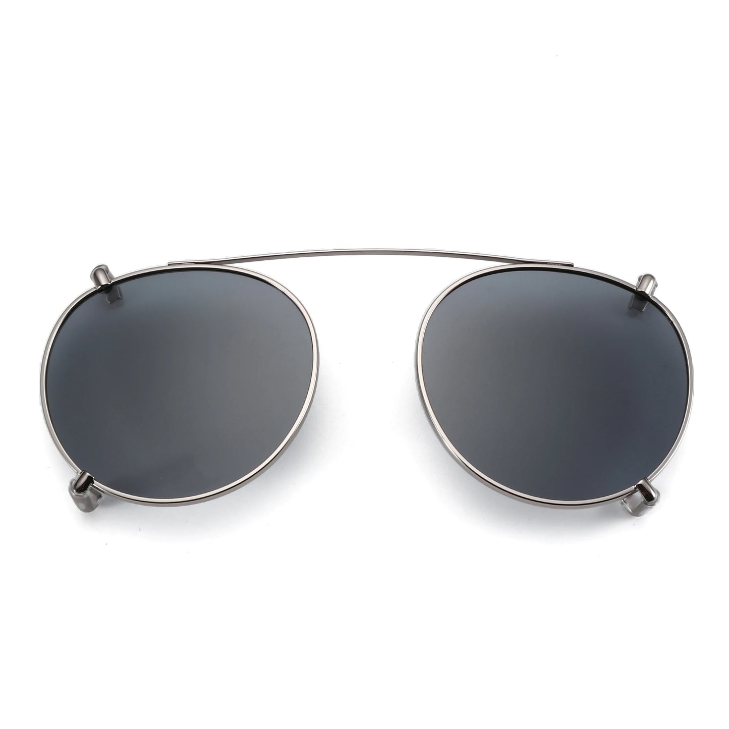 ZENOTTIC-Steampunk Style Clip On Sunglasses for Men Women Anti Blue Light Glasses+Polarized Clip Fashion/Retro Computer Eyewear