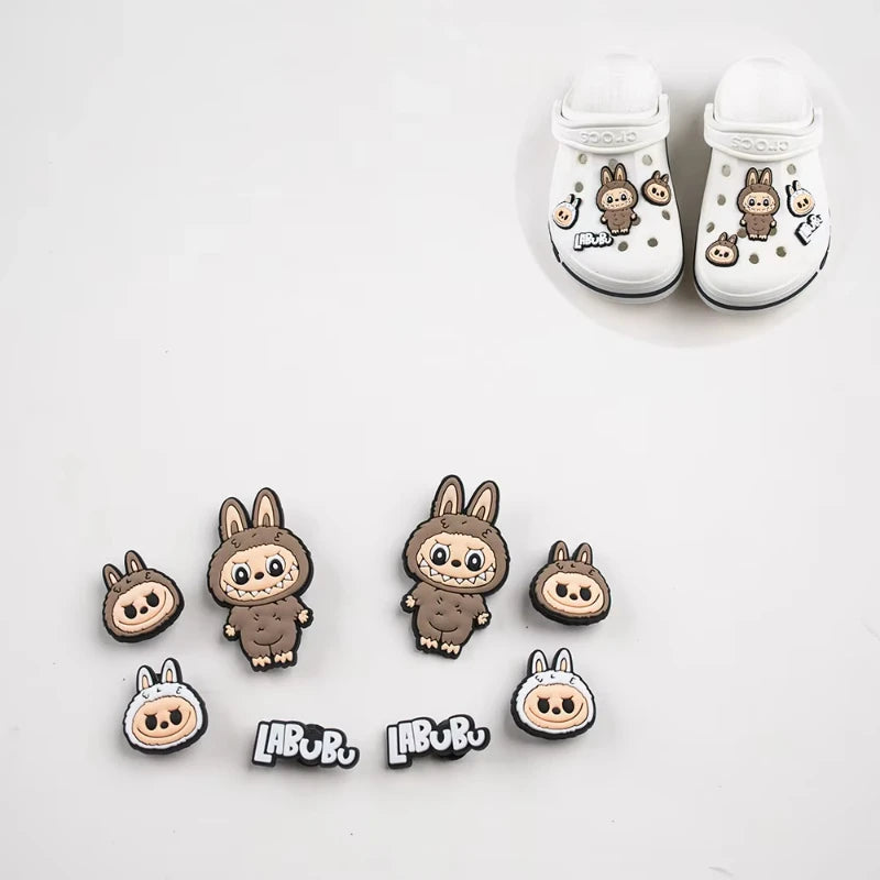 Jibbitz Cute Vibrant Cartoon Shoe Charms Set Fashion PVC DIY Accessories for Men & Women Parties & Birthday Gifts