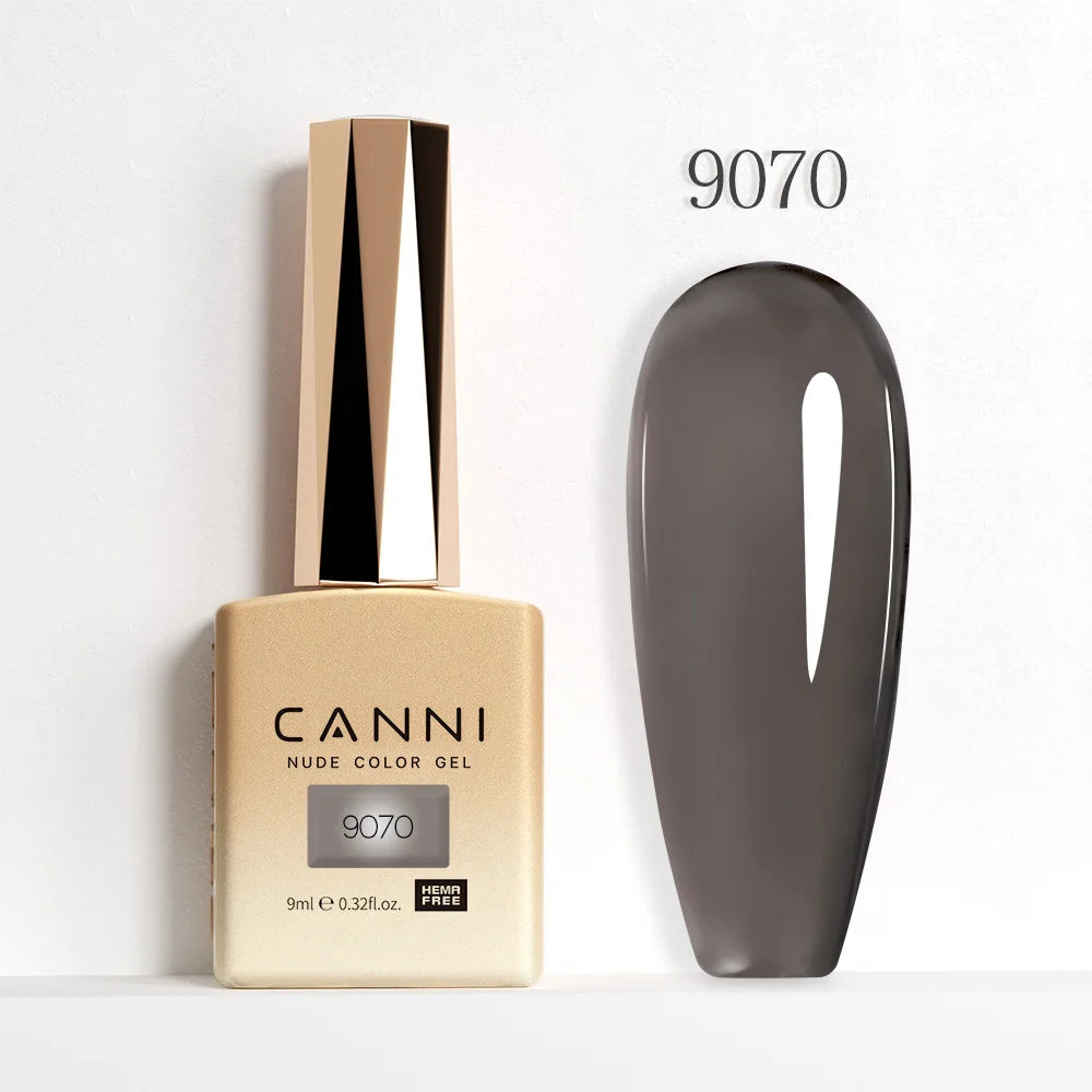 CANNI Hema Free Nail Gel Polish Christmas Red Color Collection Semi Permanent Nail Dehydrator Primer 9ml French Gorgeous Color