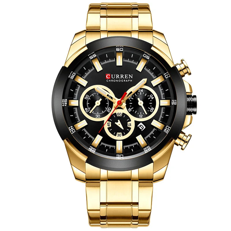 CURREN Men’s Watches Top Brand Big Sport Watch Luxury Men Military