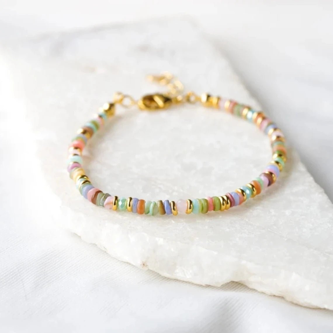 KKBEAD Boho Bracelet Women Y2k Jewelry Bohemian Bracelets Gift Colorful Shell DIs Beads Summer Beach Pulseras Mujer