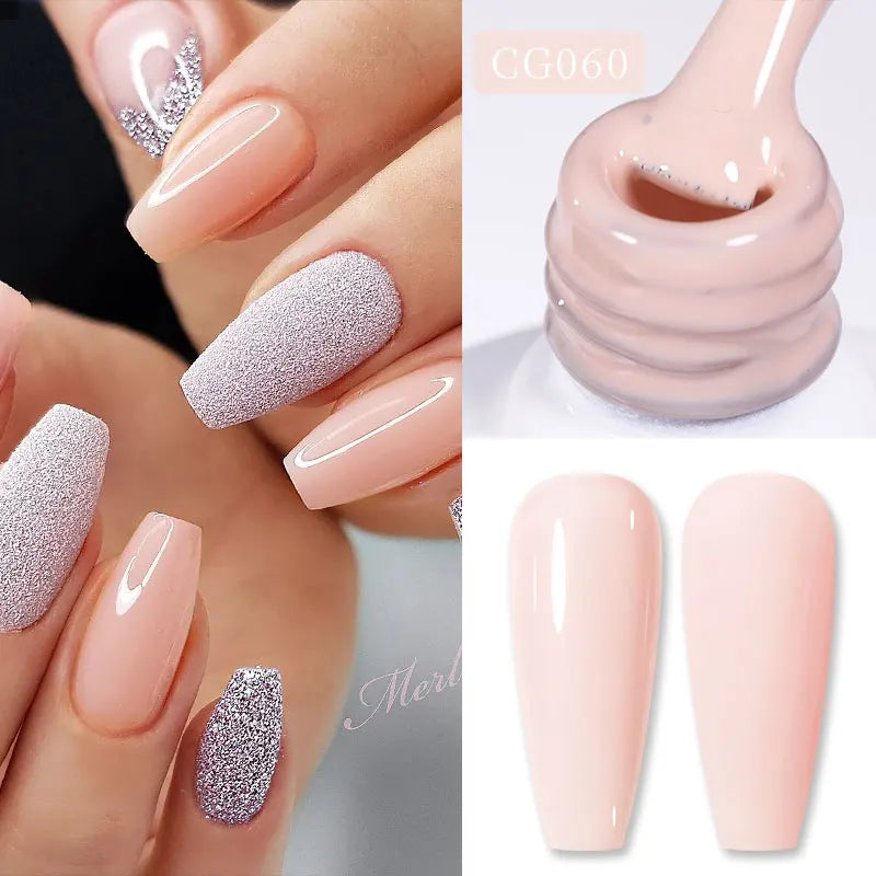 BORN PRETTY 10ml Glitter Silver Liner Paint Gel Nail Polish Line Stripe Gel Vernis Semi Permanent for Drawing Line French Nails
