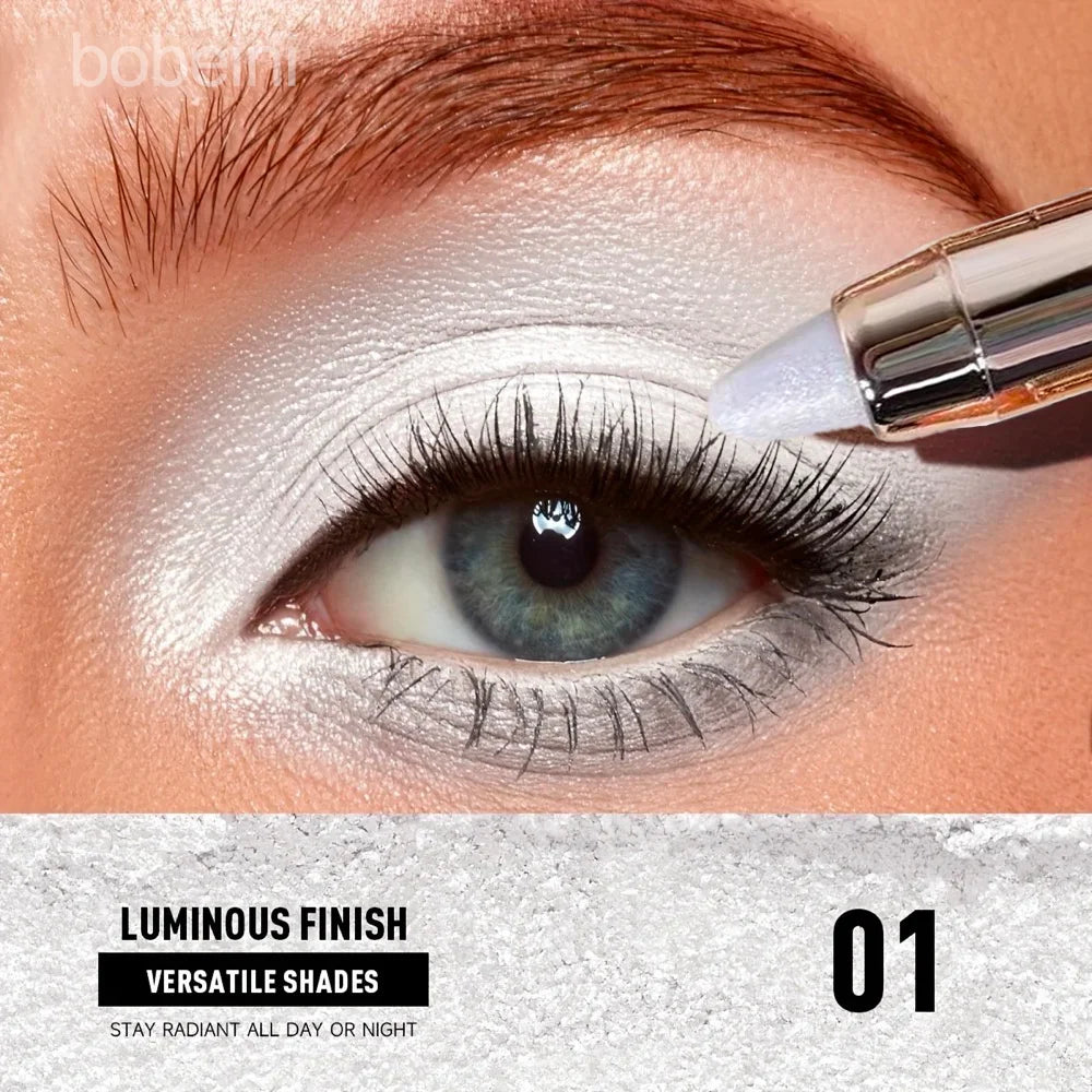 1PC Double-Ended Eyeshadow Stick – Waterproof, High Pigment, Matte & Glitter, DIY-Friendly, Fast & Easy, Certified, Unisex Use