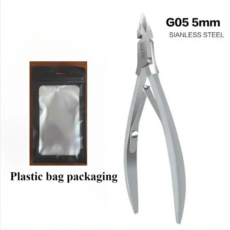 New Stainless Steel Cuticle Trimmer Professional Nail Nipper Remover for Fingernails