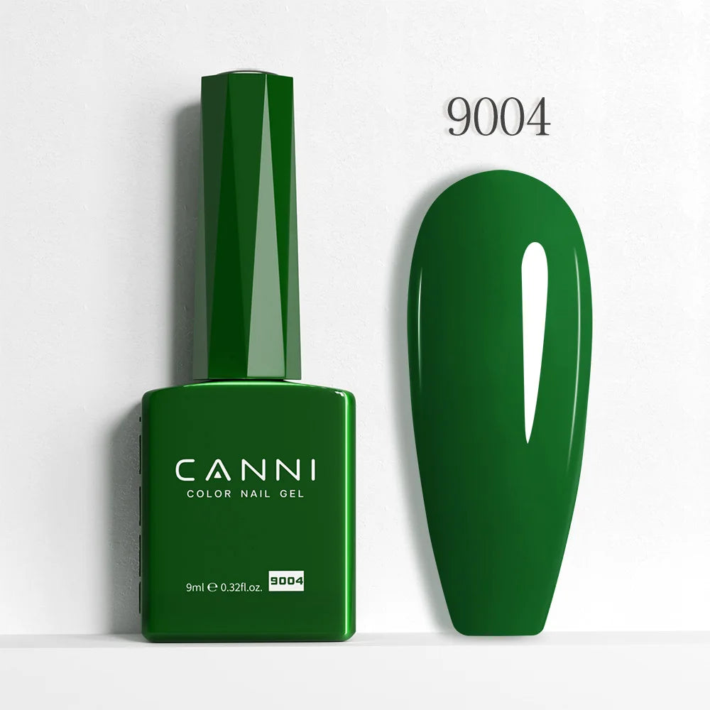 CANNI Hema Free Nail Gel Polish Christmas Red Color Collection Semi Permanent Nail Dehydrator Primer 9ml French Gorgeous Color