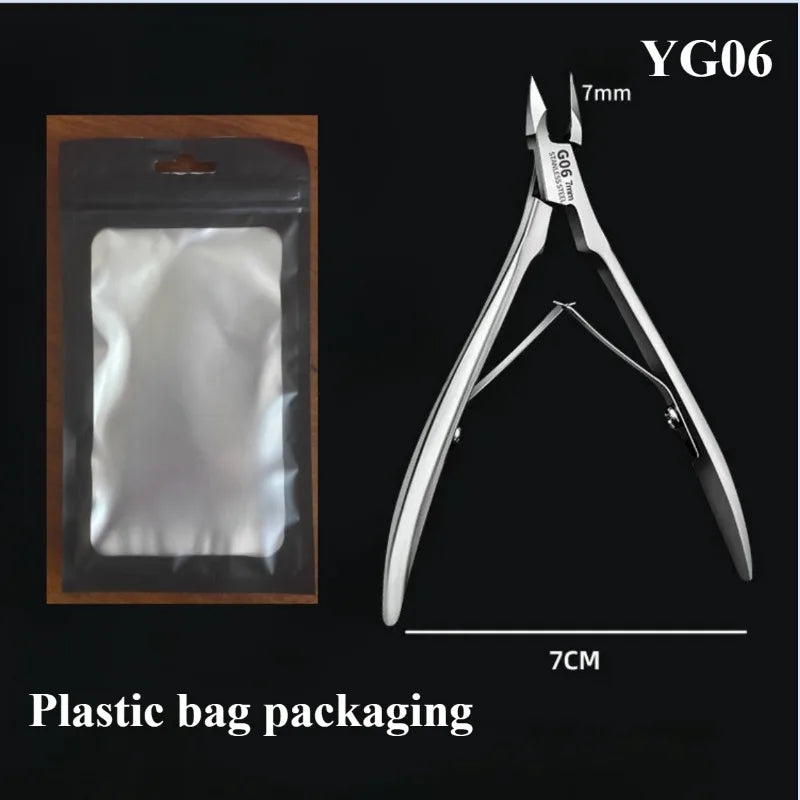 New Stainless Steel Cuticle Trimmer Professional Nail Nipper Remover for Fingernails