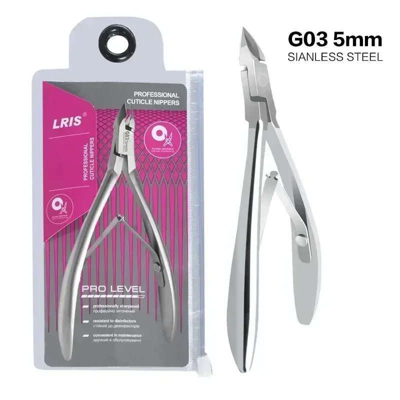New Stainless Steel Cuticle Trimmer Professional Nail Nipper Remover for Fingernails