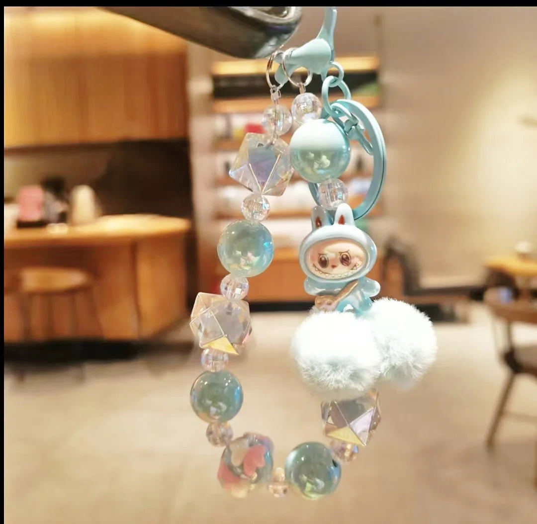 New Kawaii Labu Doll Anime Mobile Phone Chain, Key Chain, Bag Pendant Decoration, Gift