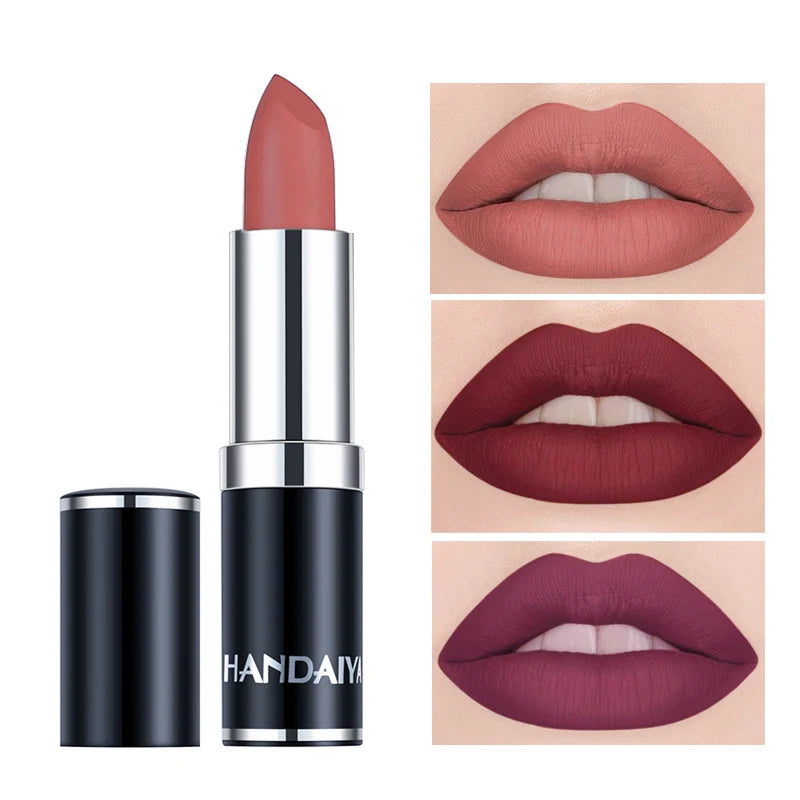 HANDAIYAN 12-COLOR MATTE LIPSTICK WATERPROOF LONG-LASTING MOISTURIZING VELVET MATTE LIPSTICK