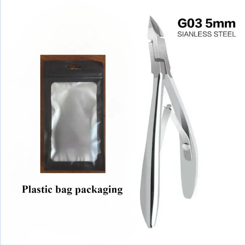 New Stainless Steel Cuticle Trimmer Professional Nail Nipper Remover for Fingernails