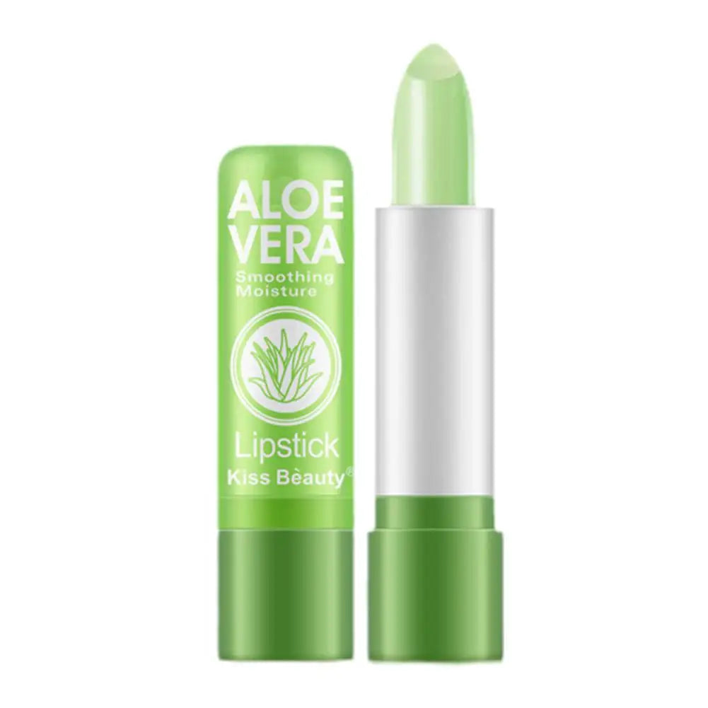 Aloe Vera Moisture Lip Balm Temperature Changed Color Lipstick Long Lasting Nourishing Lips Care lip Makeup 1/3/5pcs