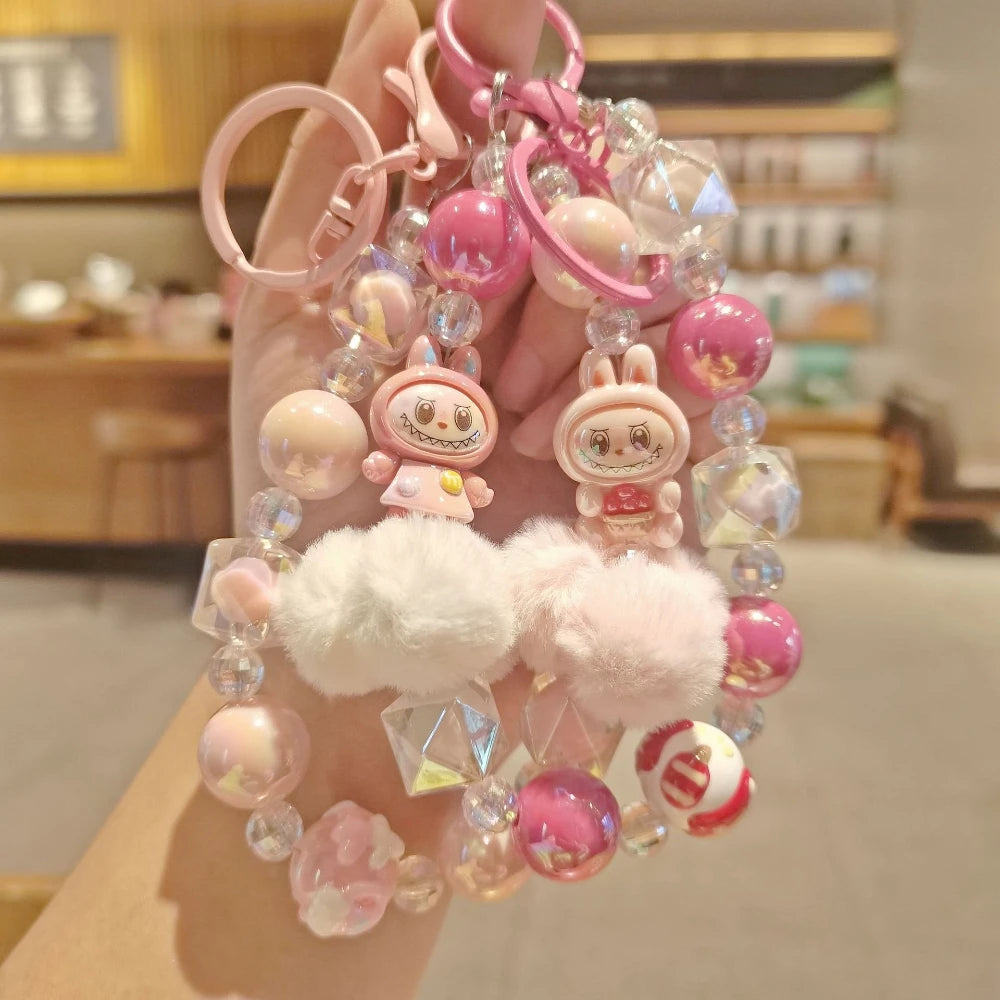 New Kawaii Labu Doll Anime Mobile Phone Chain, Key Chain, Bag Pendant Decoration, Gift