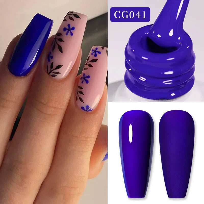 BORN PRETTY 10ml Glitter Silver Liner Paint Gel Nail Polish Line Stripe Gel Vernis Semi Permanent for Drawing Line French Nails