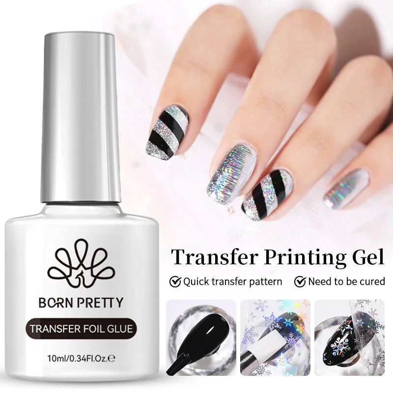 BORN PRETTY 10ml Black Glass Cat Magnetic Gel Nail Polish Punk Style Nail Art Manicure Varnis Semi Permanent Gel