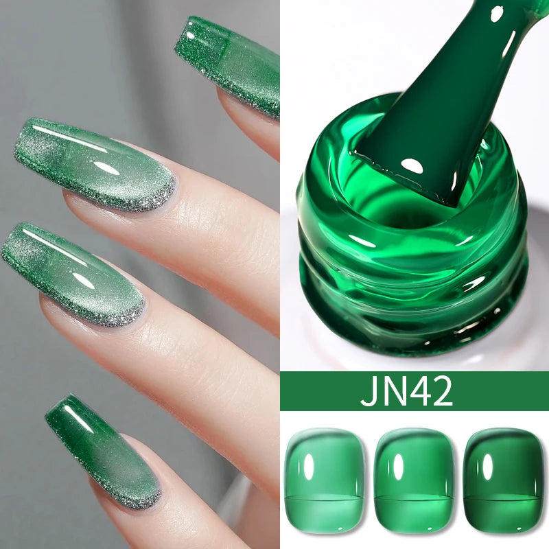 BORN PRETTY 10ml Translucent Jelly Nude Gel Nail Polish Colorful Varnish Semi Permanent UV LED Nail Art Manicure Gel
