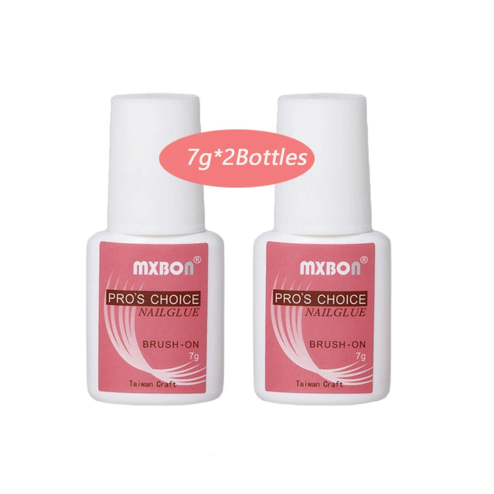 7g Fast-drying Nail Bond Glue Super Strong Adhesive False Nails Glue Acrylic Nail Tips Rhinestones Crystal Diamond Sticky Glue