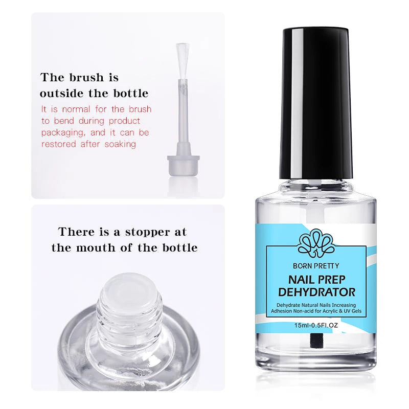BORN PRETTY 30ml Glitter Acrylic Gel Finger Extension Nail Polish Silver Pink Extension Gel Polish Soak Off Nail Slip Solution