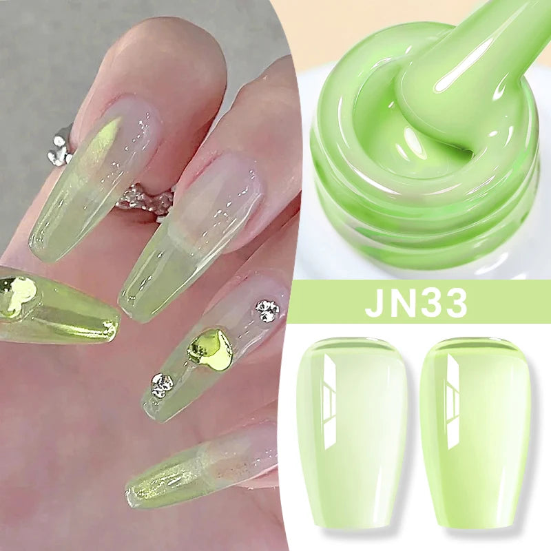 BORN PRETTY 10ml Flow Light White Cat Magnetic Gel Nail Polish Ultra Shine Soak Off UV Gel Mirror Glass Cat Magnet Gel Varnish