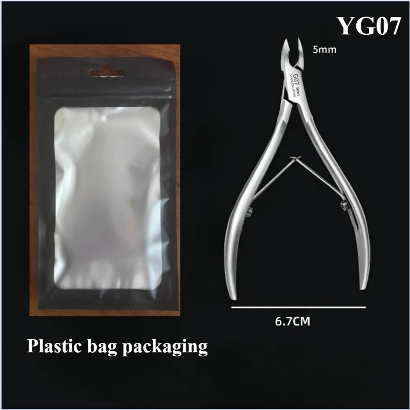 New Stainless Steel Cuticle Trimmer Professional Nail Nipper Remover for Fingernails