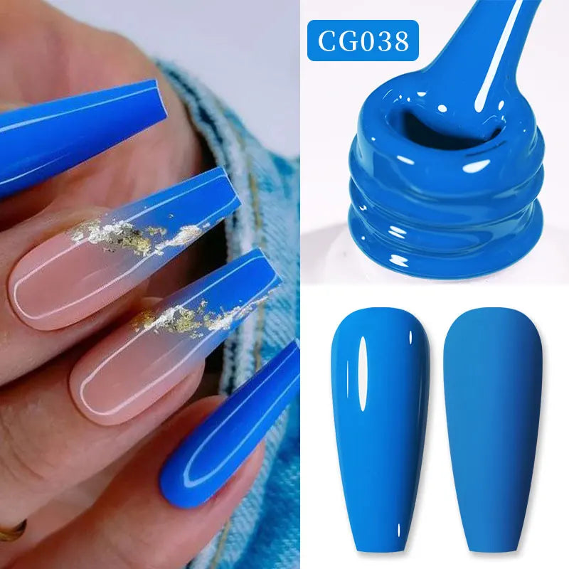 BORN PRETTY 10ml Glitter Silver Liner Paint Gel Nail Polish Line Stripe Gel Vernis Semi Permanent for Drawing Line French Nails