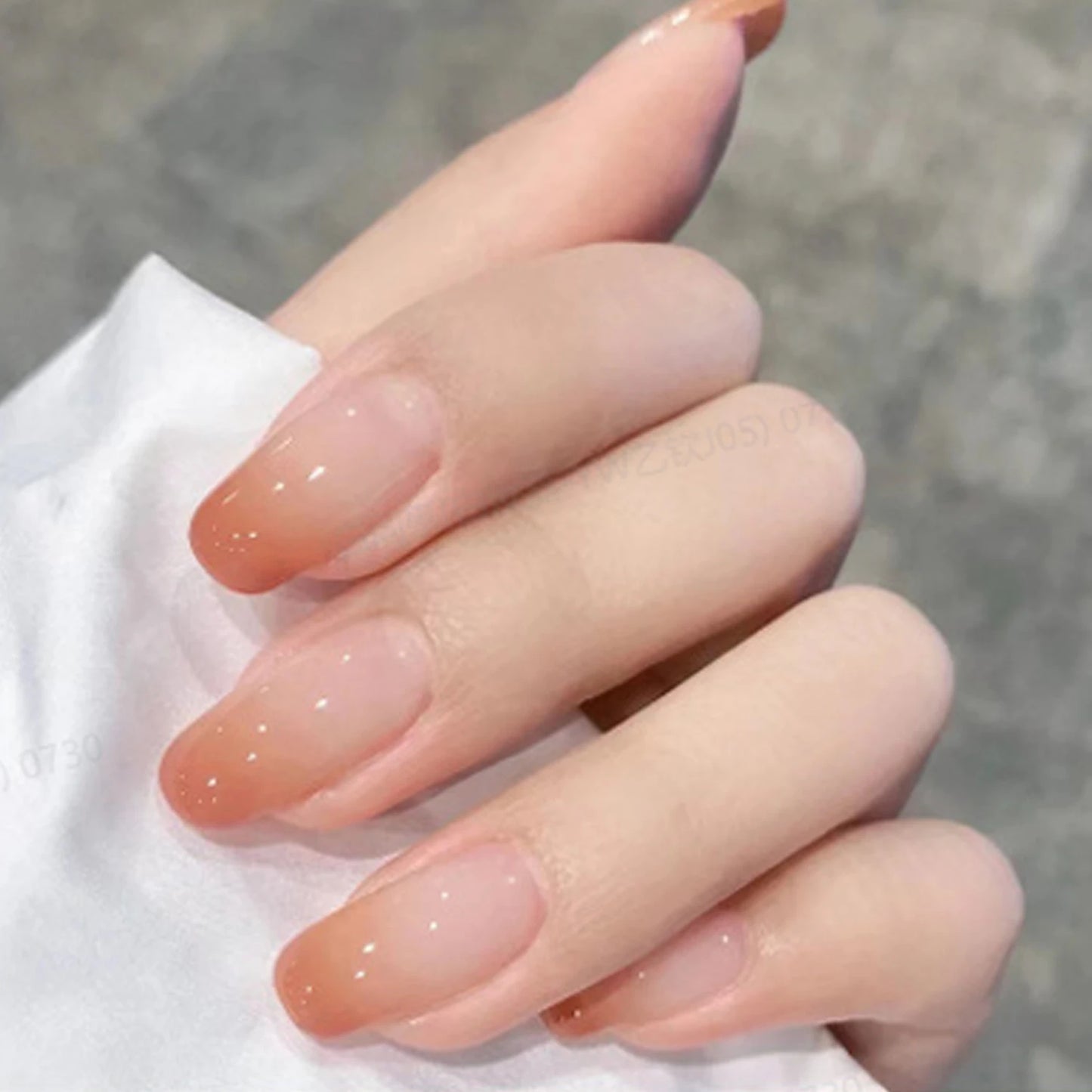 ARTAUG 24pcs Glossy Pink Press On Nails Medium Square Fake Nail Elegantstyle False Nail Full Cover Fake Nail For Stylish Women