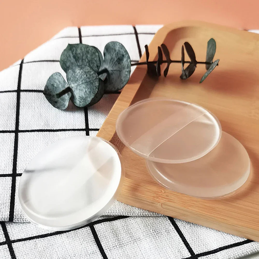 3/1Pcs 5.5cm Soft Sponge Blender Silicone Sponge makeup puff For Liquid Foundation BB Cream Beauty Essentials Makeup Tools