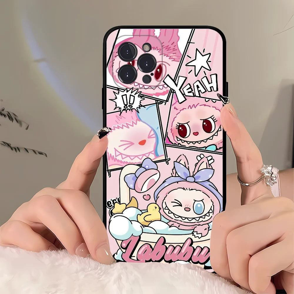 LUBUBU C-cUTE Phone Case For IPhone 15 14 11 12 13 Mini Pro XS Max Cover 6 7 8 Plus X XR SE 2020 Funda Shell