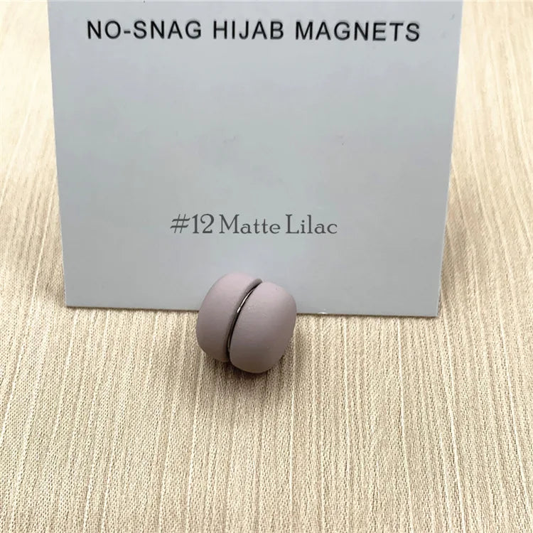 Strong Metal Plating Magnetic Hijab Clip Safe Hijab Brooch Scarf Accessories No Hole Pins Brooch Magnet Muslim Scarf Jewelry Set