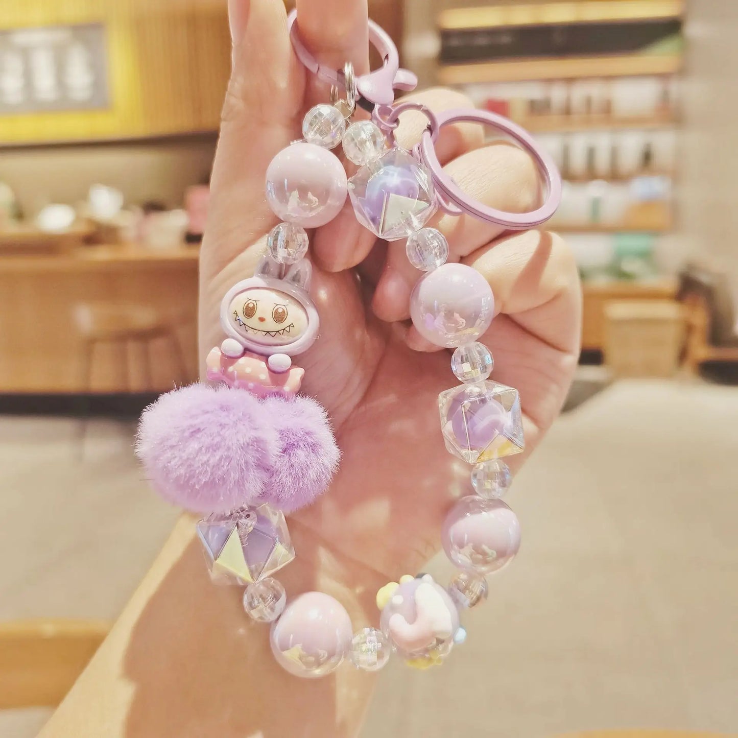 New Kawaii Labu Doll Anime Mobile Phone Chain, Key Chain, Bag Pendant Decoration, Gift