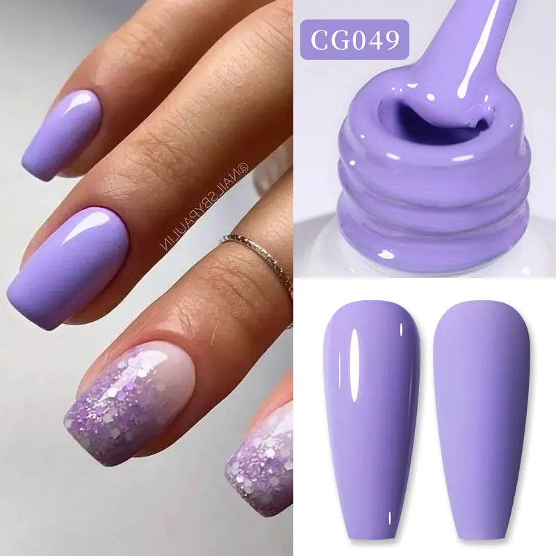 BORN PRETTY 10ml Glitter Silver Liner Paint Gel Nail Polish Line Stripe Gel Vernis Semi Permanent for Drawing Line French Nails