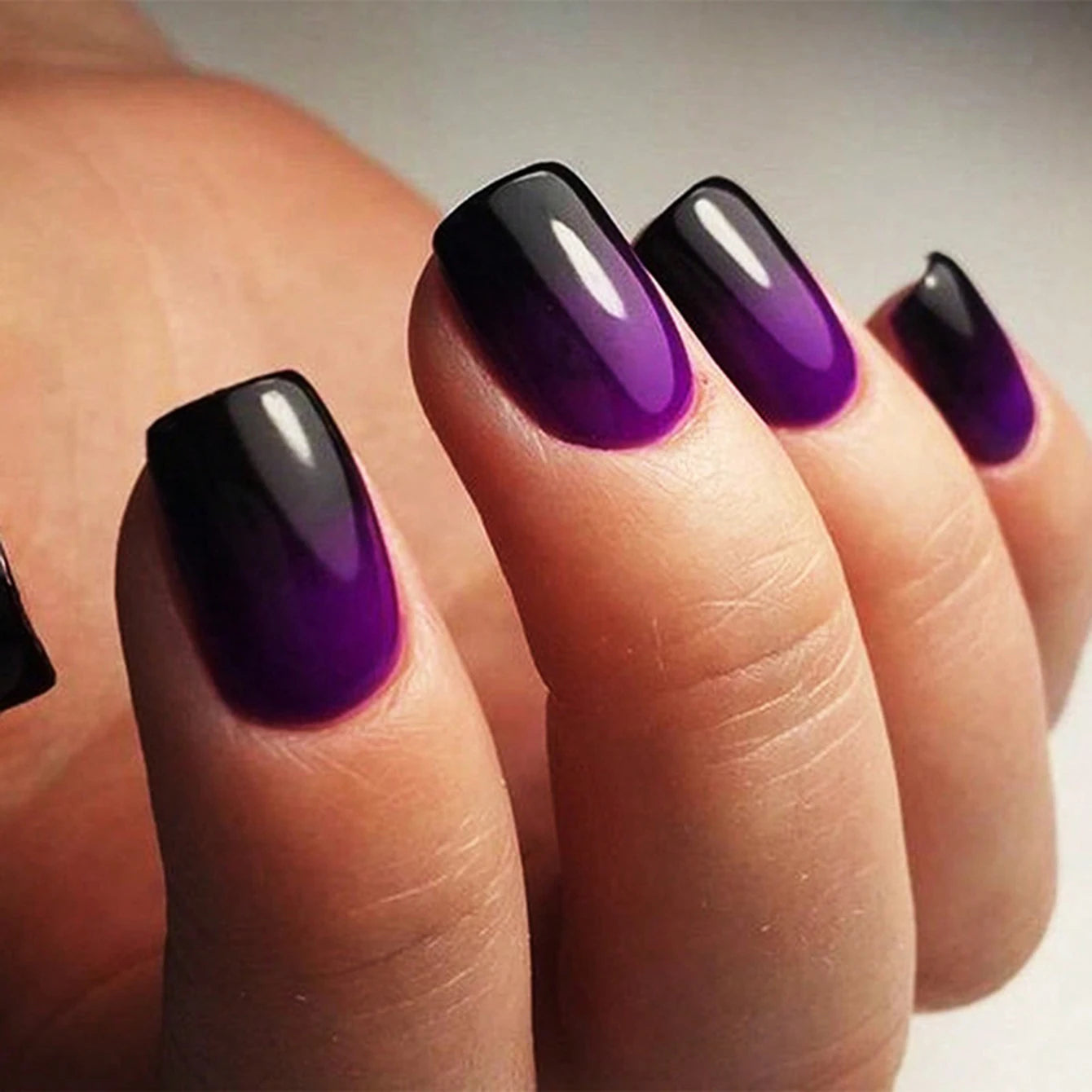 ARTAUG 24pcs Glossy Pink Press On Nails Medium Square Fake Nail Elegantstyle False Nail Full Cover Fake Nail For Stylish Women