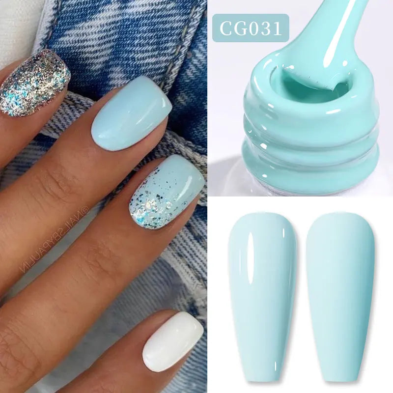 BORN PRETTY 10ml Glitter Silver Liner Paint Gel Nail Polish Line Stripe Gel Vernis Semi Permanent for Drawing Line French Nails