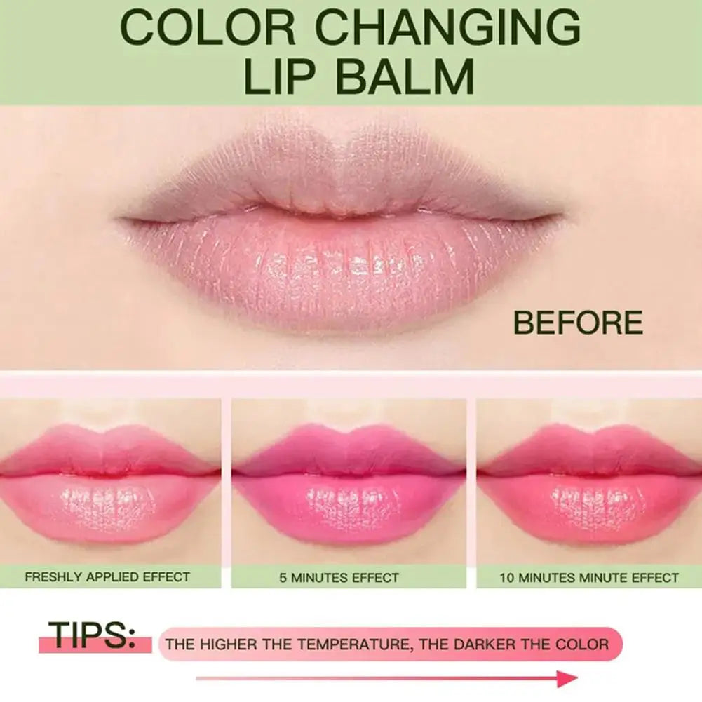 Aloe Vera Moisture Lip Balm Temperature Changed Color Lipstick Long Lasting Nourishing Lips Care lip Makeup 1/3/5pcs