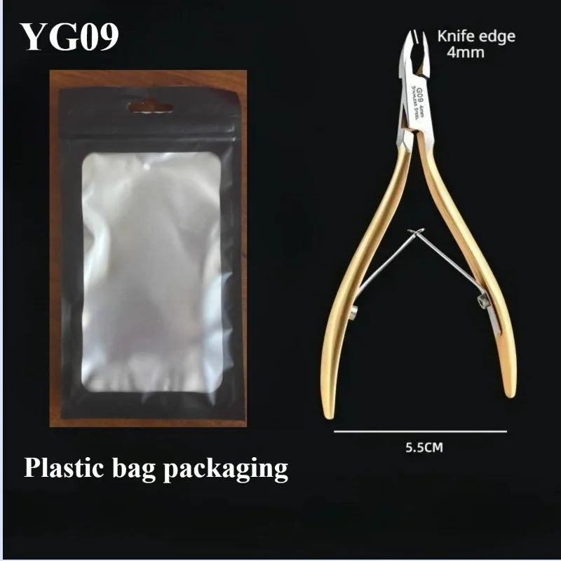New Stainless Steel Cuticle Trimmer Professional Nail Nipper Remover for Fingernails