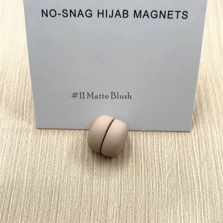 Strong Metal Plating Magnetic Hijab Clip Safe Hijab Brooch Scarf Accessories No Hole Pins Brooch Magnet Muslim Scarf Jewelry Set