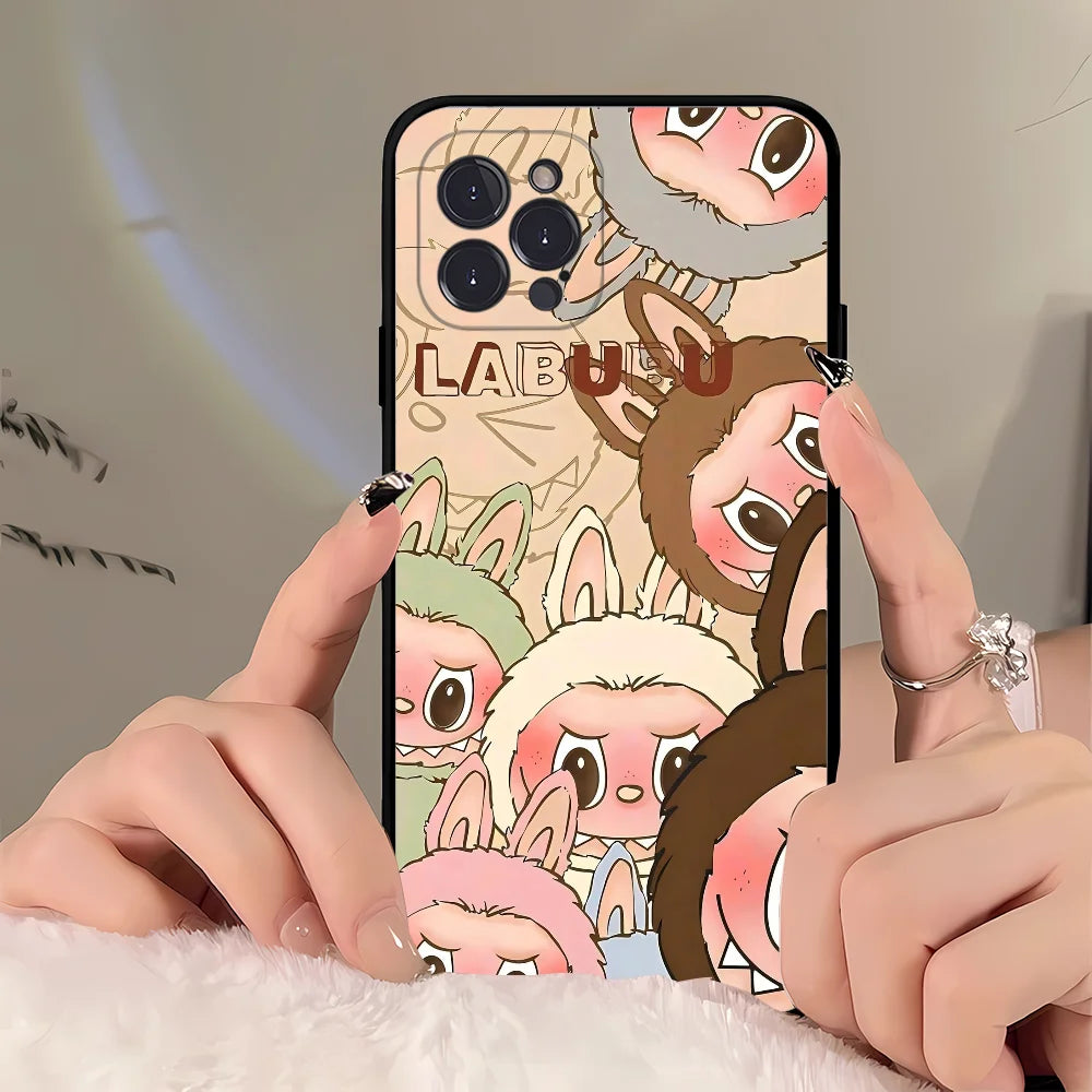 LUBUBU C-cUTE Phone Case For IPhone 15 14 11 12 13 Mini Pro XS Max Cover 6 7 8 Plus X XR SE 2020 Funda Shell